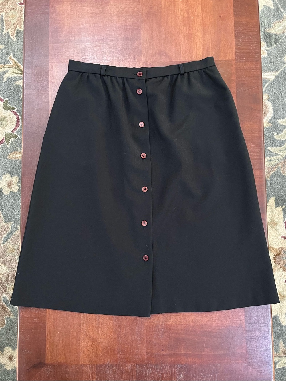 SOUTHERN LADY Vintage Button-Front Women's Midi Skirt